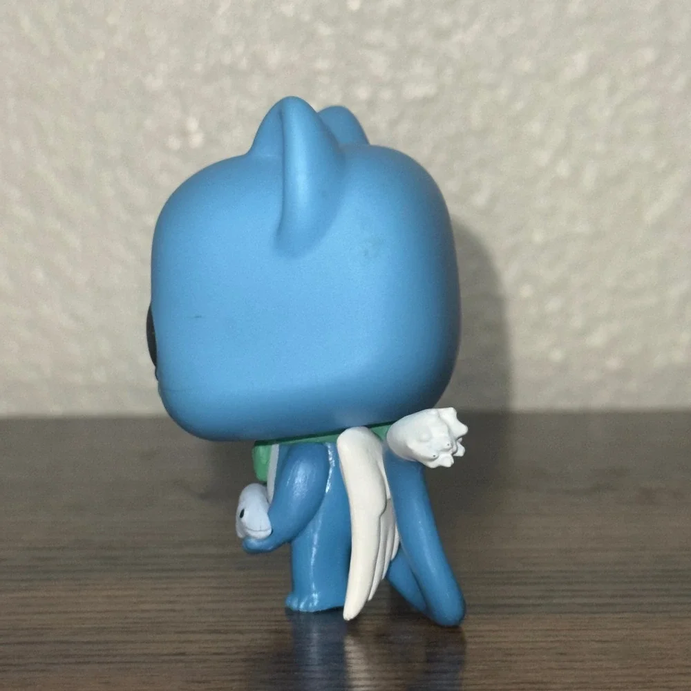 Funko Pop Fairy Tail Happy Vinyl Figure 69 Blue Cat with Fish Anime Toy OOB
